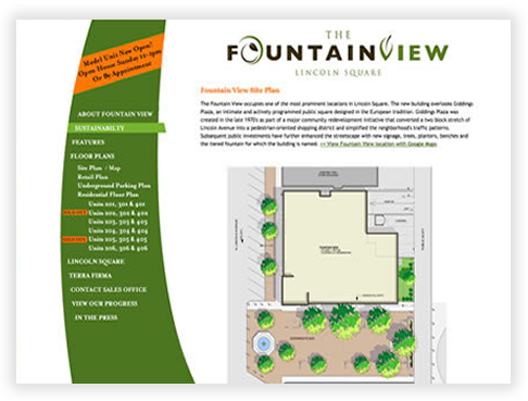 FountainView in Lincoln Square - Site Plan